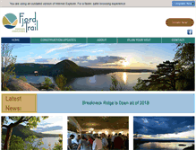 Tablet Screenshot of hudsonfjordtrail.org